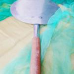 Stainless steel Pizza Peel With Wooden Handle